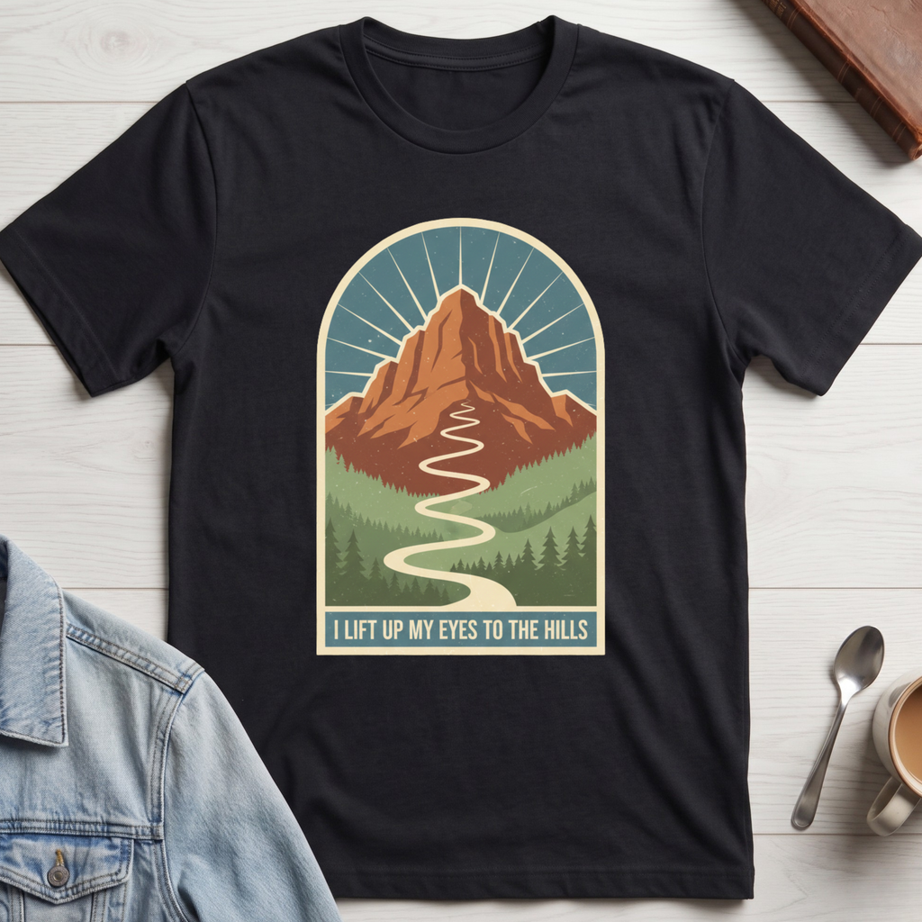 I Will Lift Up My Eyes To The Hills T-shirt