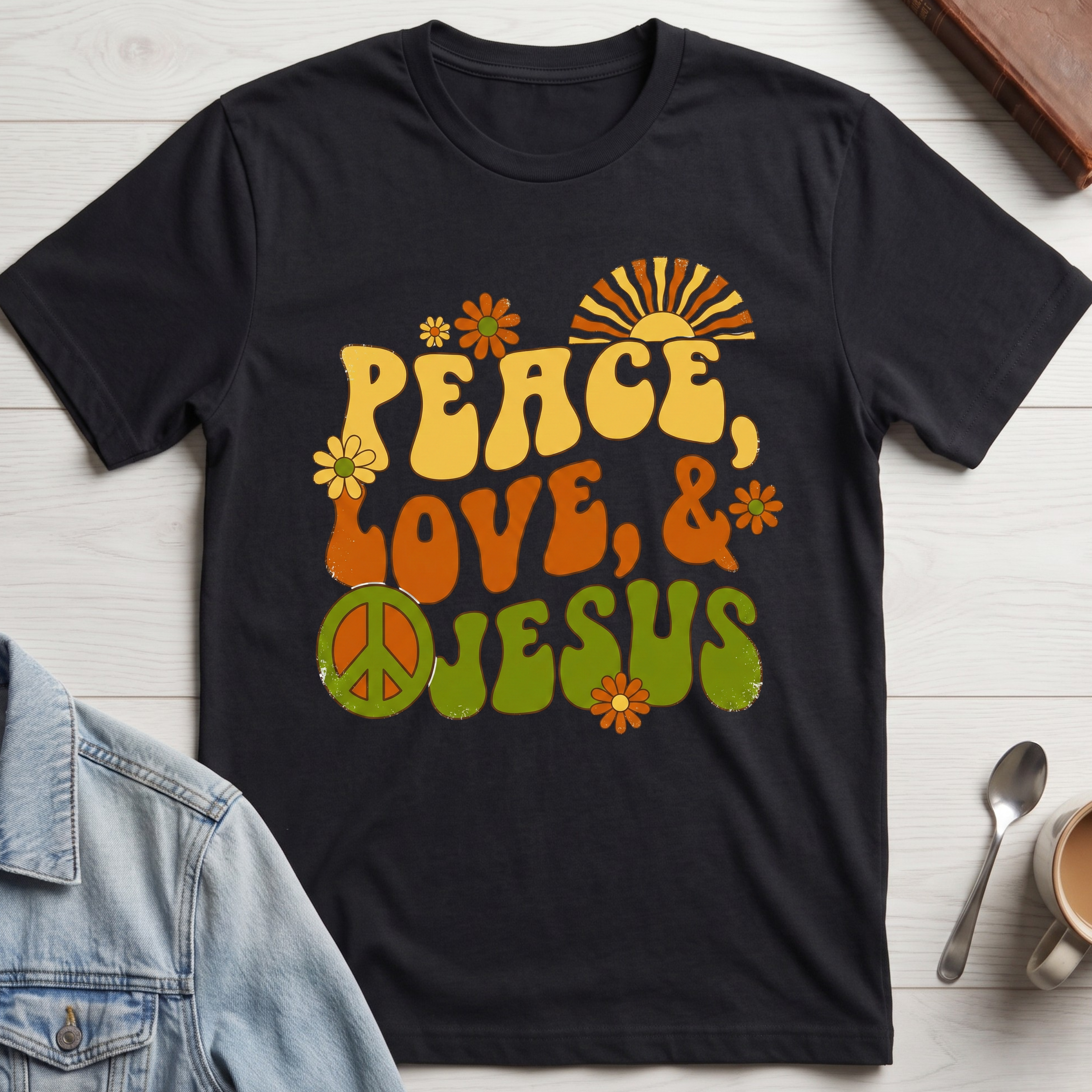 Peace, Love & Jesus T-shirt