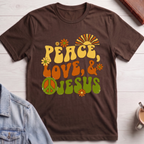 Peace, Love & Jesus T-shirt