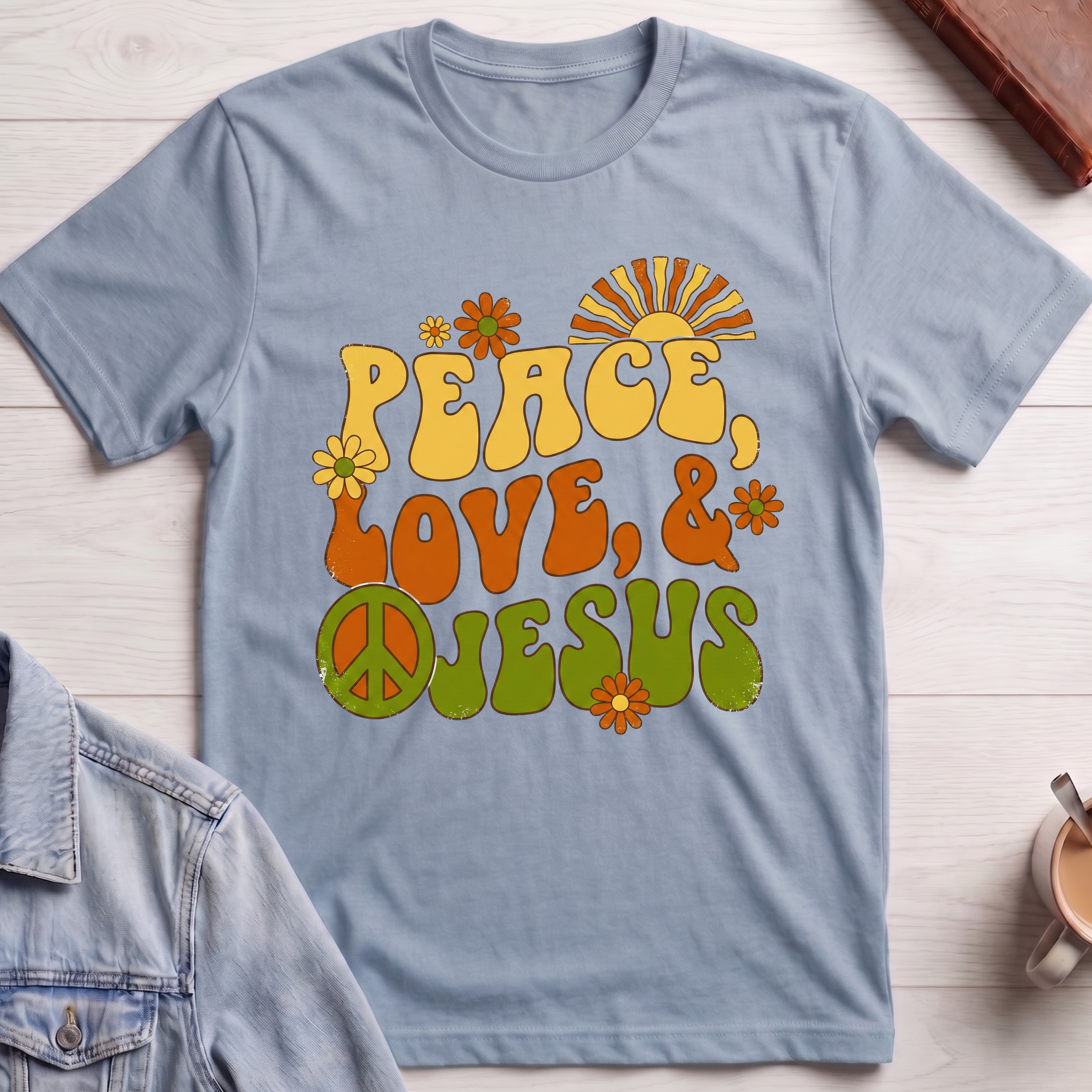 Peace, Love & Jesus T-shirt