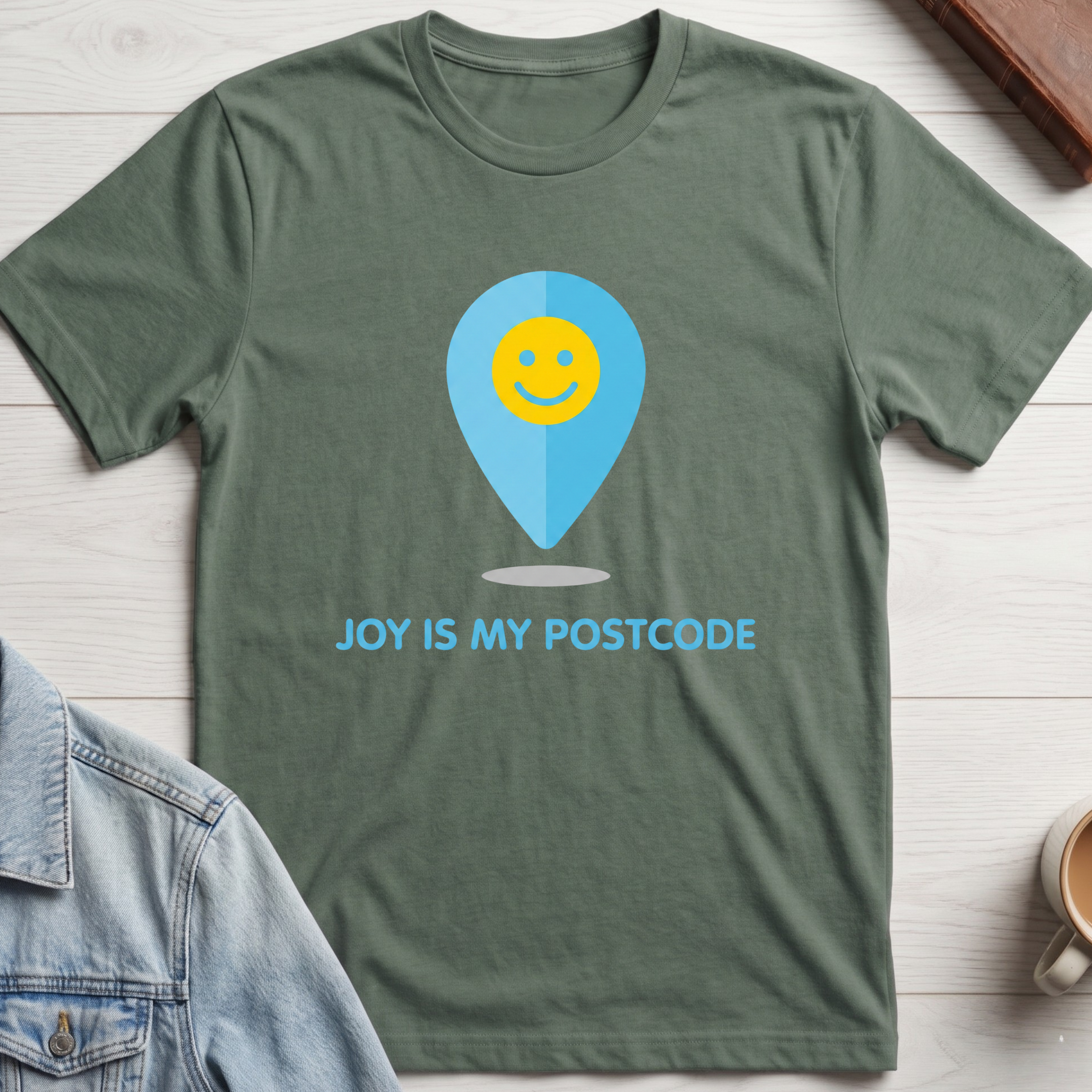 Joy Is My Postcode T-shirt