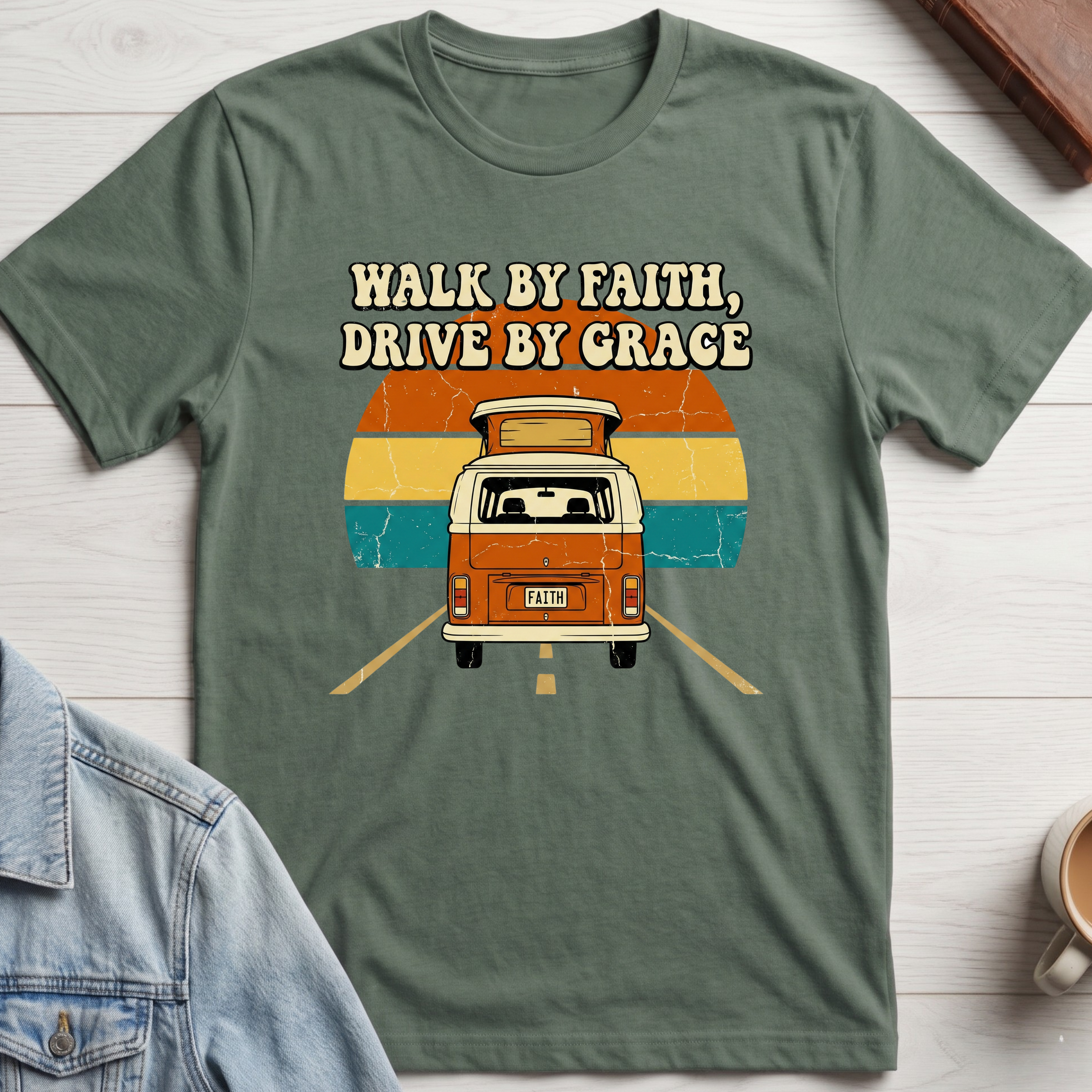 Walk by Faith, Drive by Grace T-shirt
