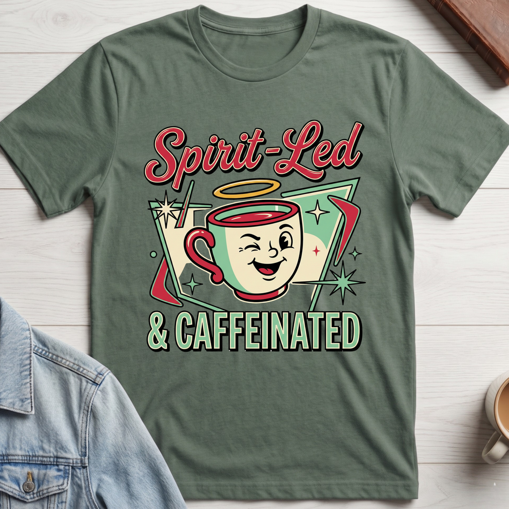 Spirit Led & Caffeinated T-shirt