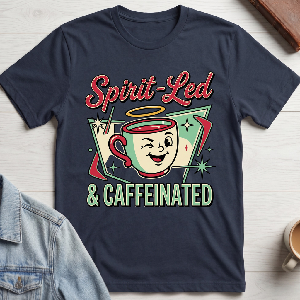 Spirit Led & Caffeinated T-shirt