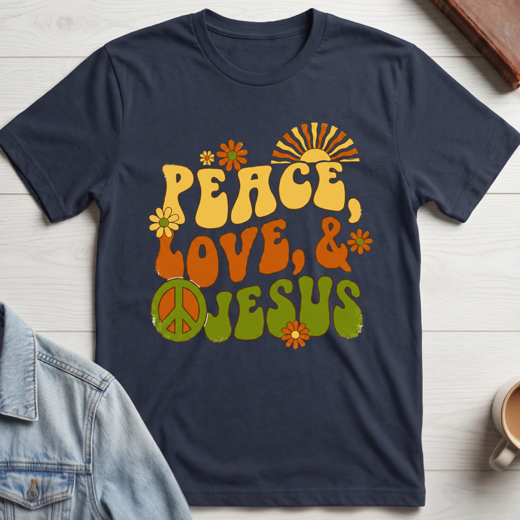 Peace, Love & Jesus T-shirt