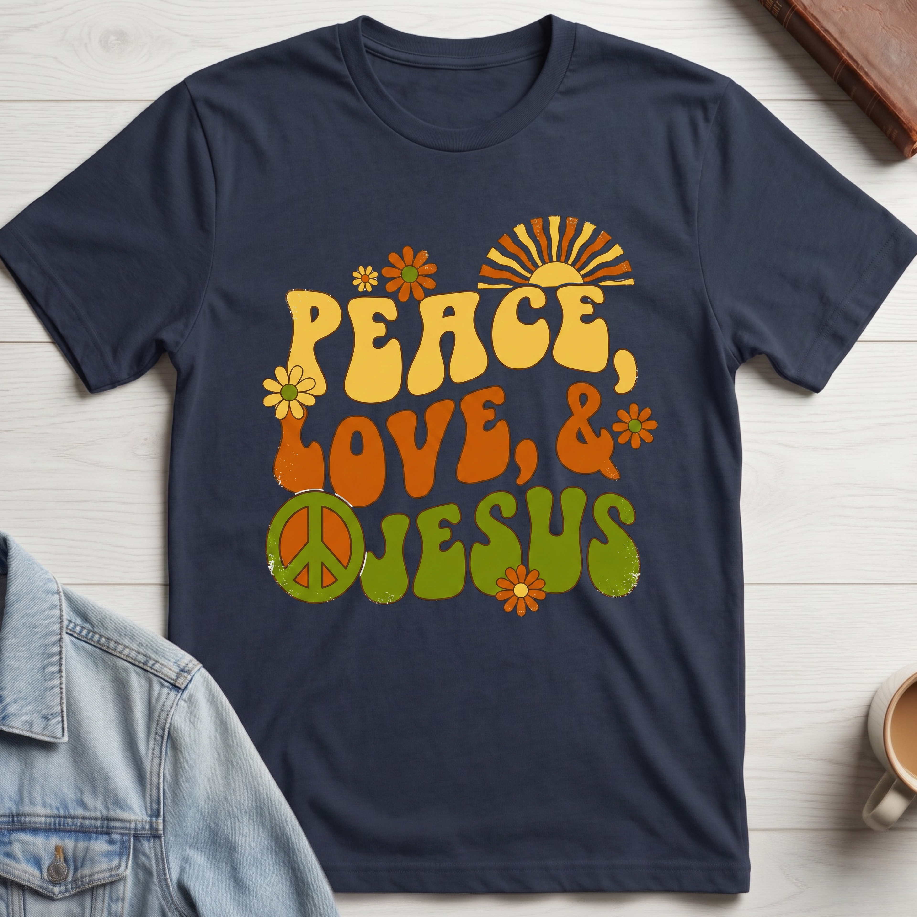 Peace, Love & Jesus T-shirt