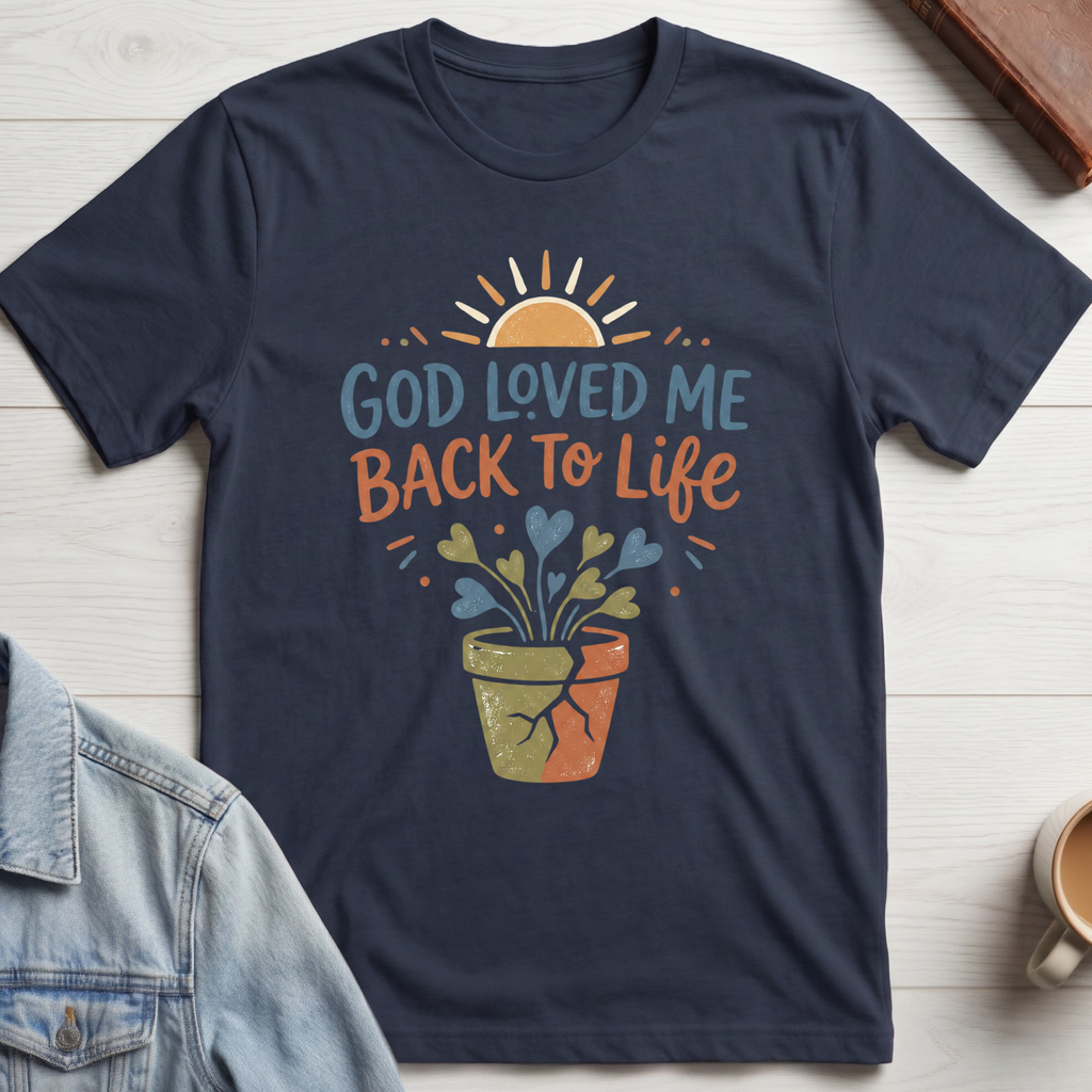God Loved Me Back To Life T-shirt
