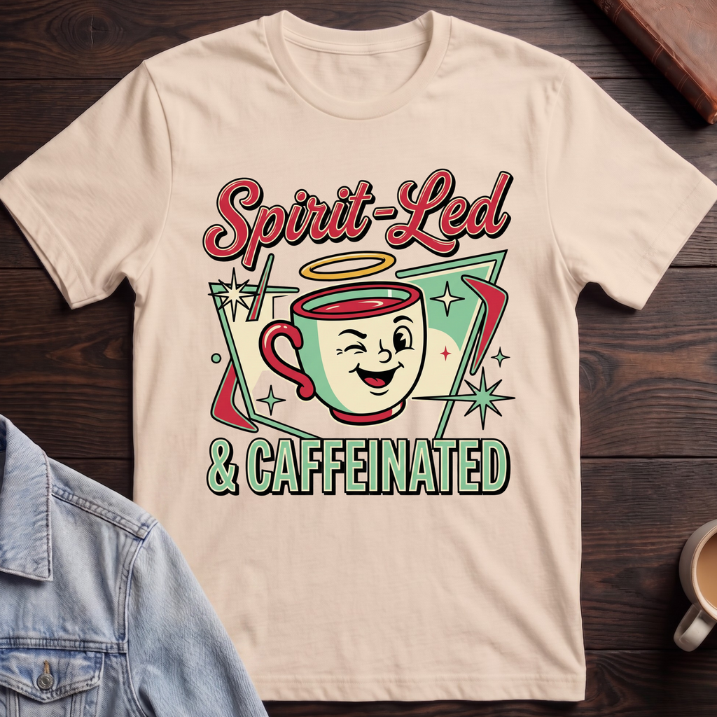 Spirit Led & Caffeinated T-shirt
