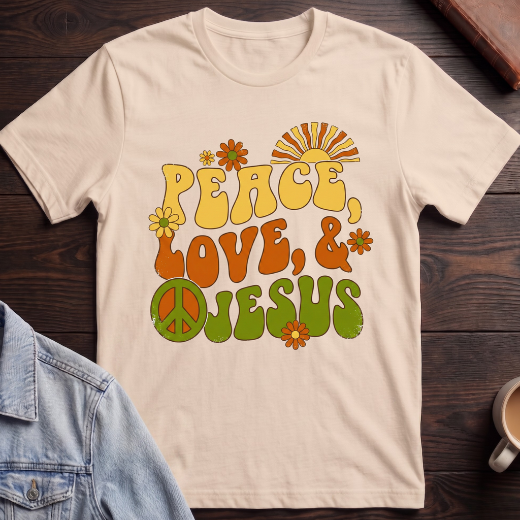 Peace, Love & Jesus T-shirt