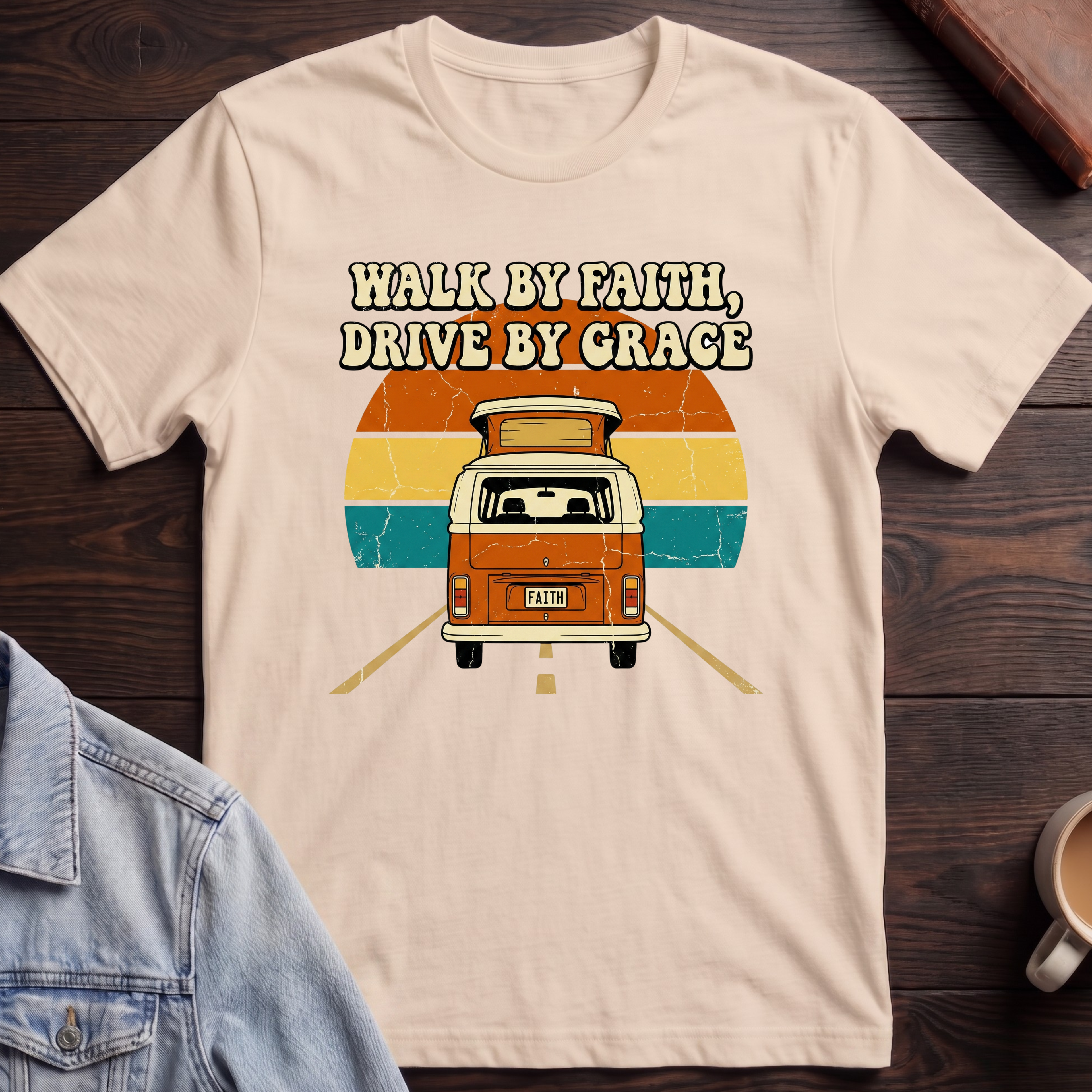 Walk by Faith, Drive by Grace T-shirt