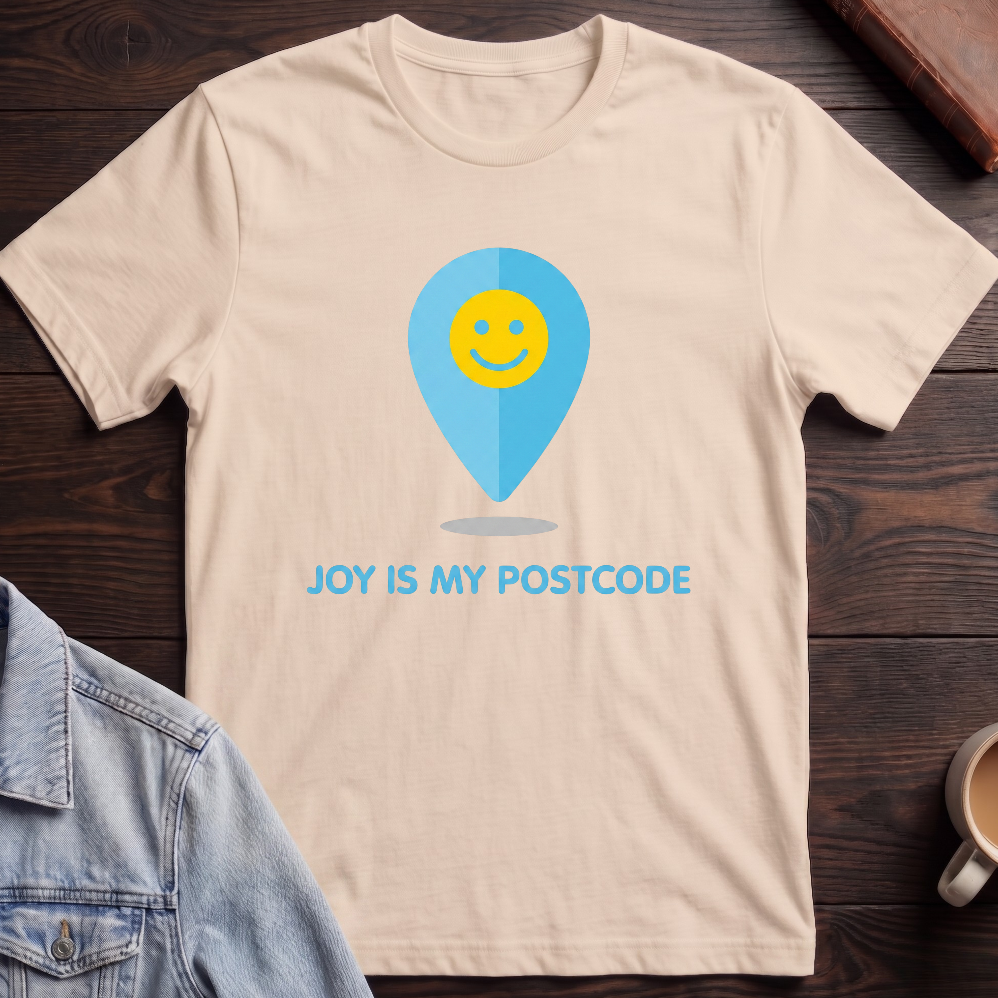 Joy Is My Postcode T-shirt