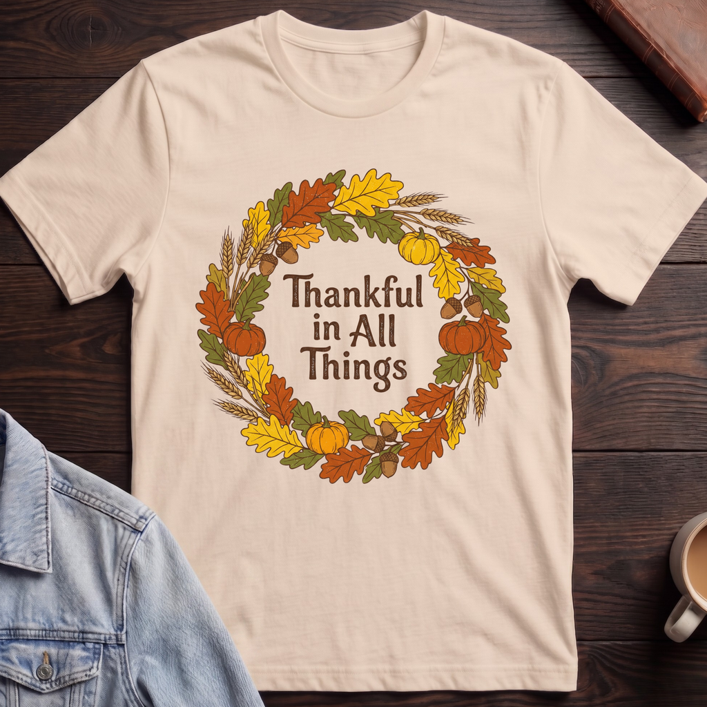 Thankful in all things T-shirt