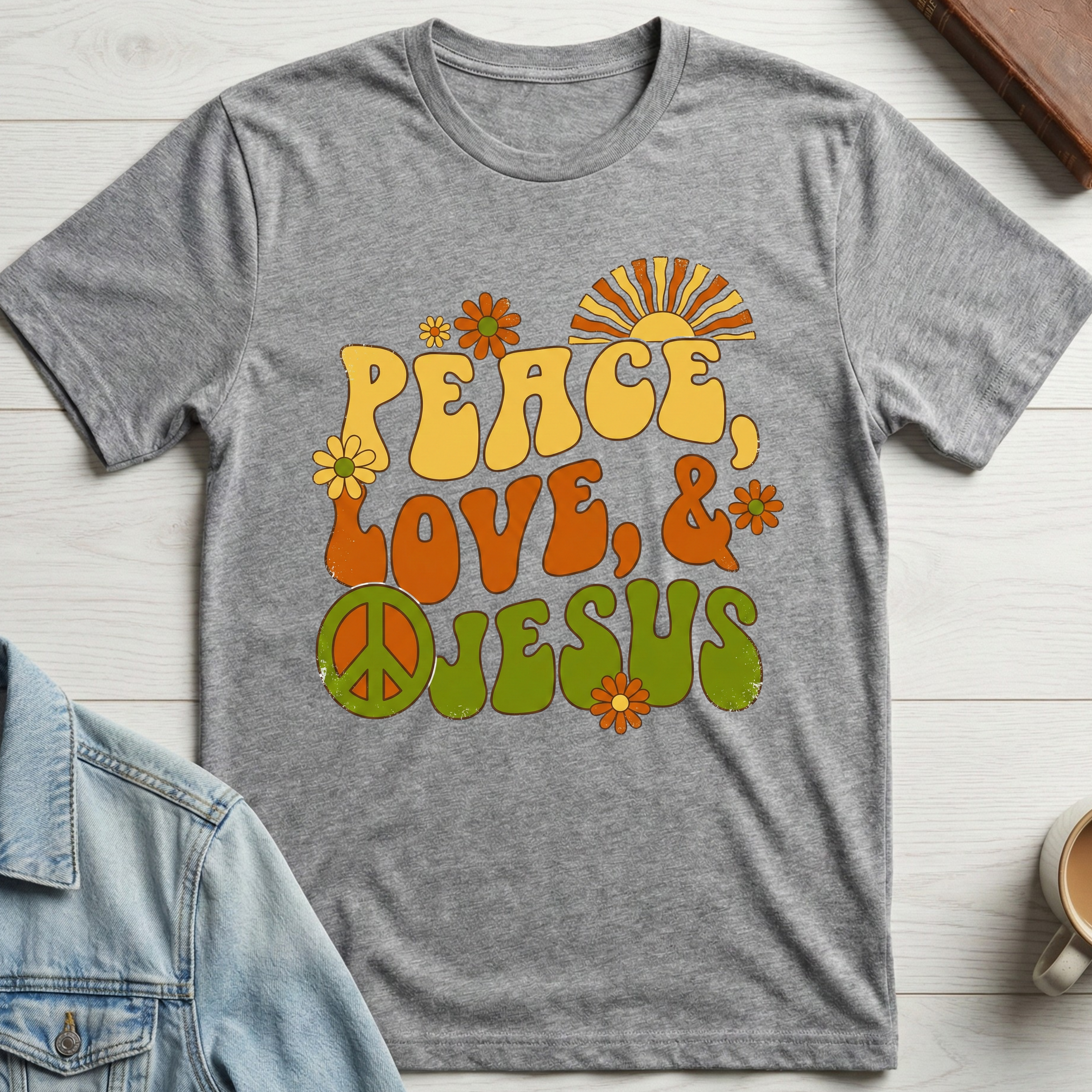 Peace, Love & Jesus T-shirt