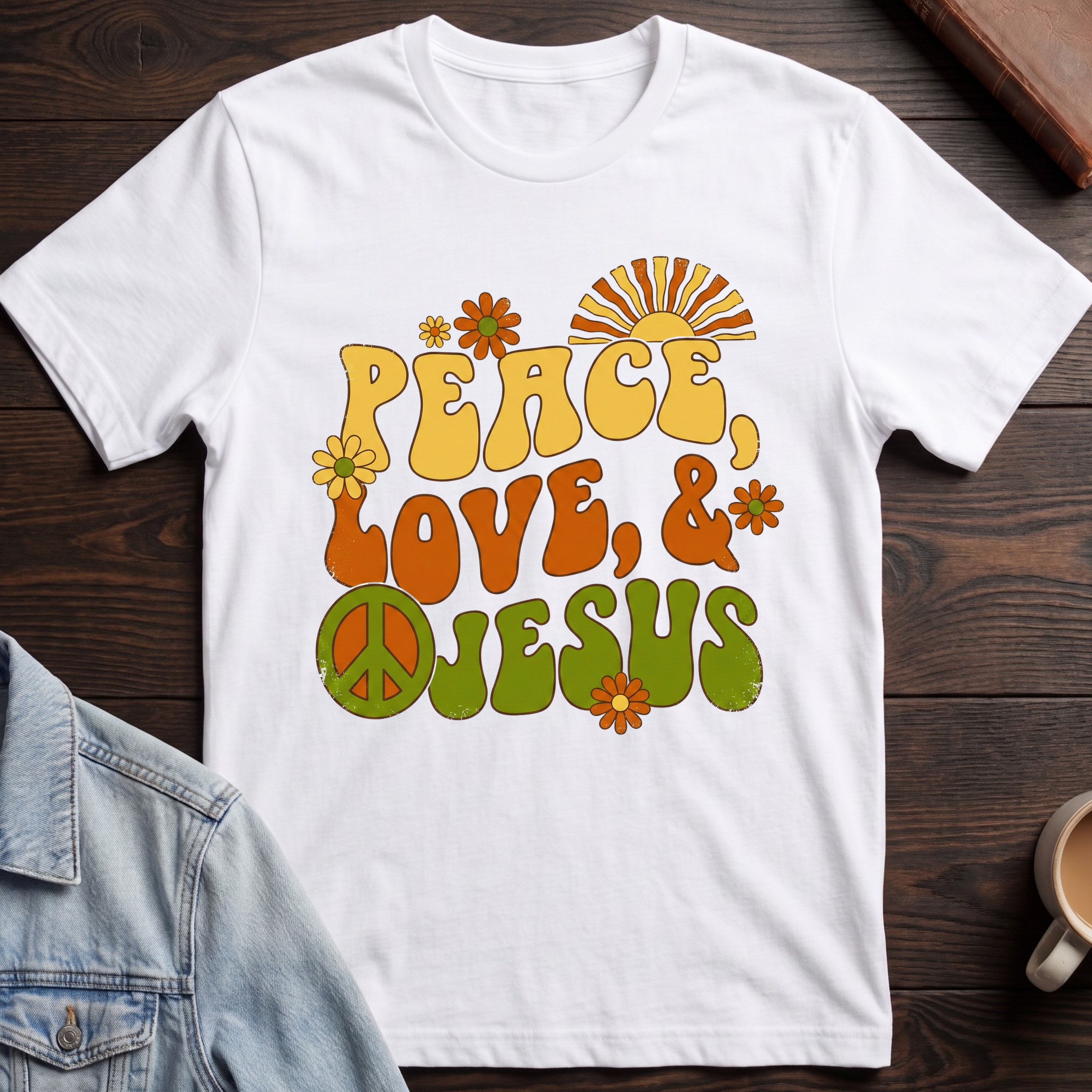 Peace, Love & Jesus T-shirt