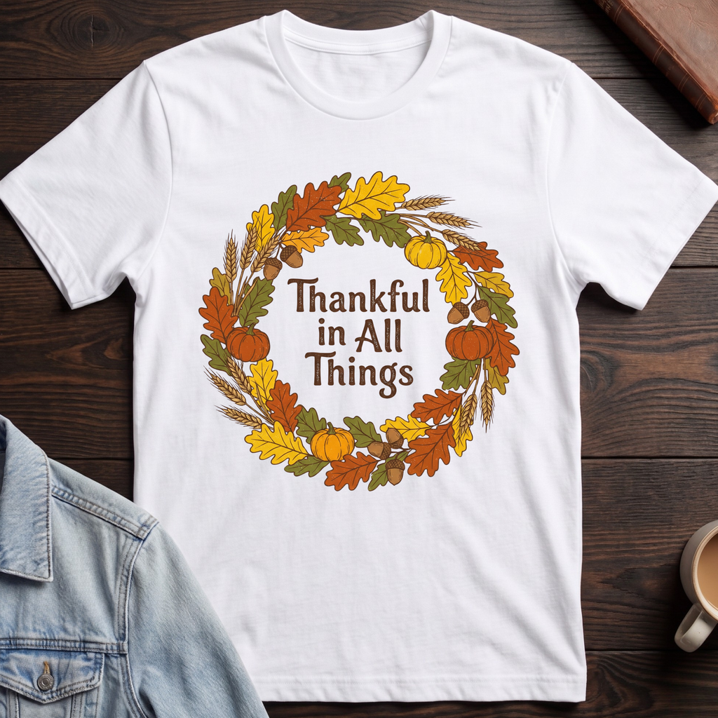 Thankful in all things T-shirt