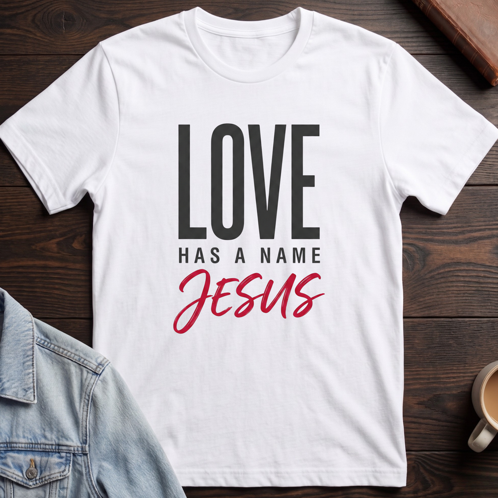 Love has a name Jesus T-shirt