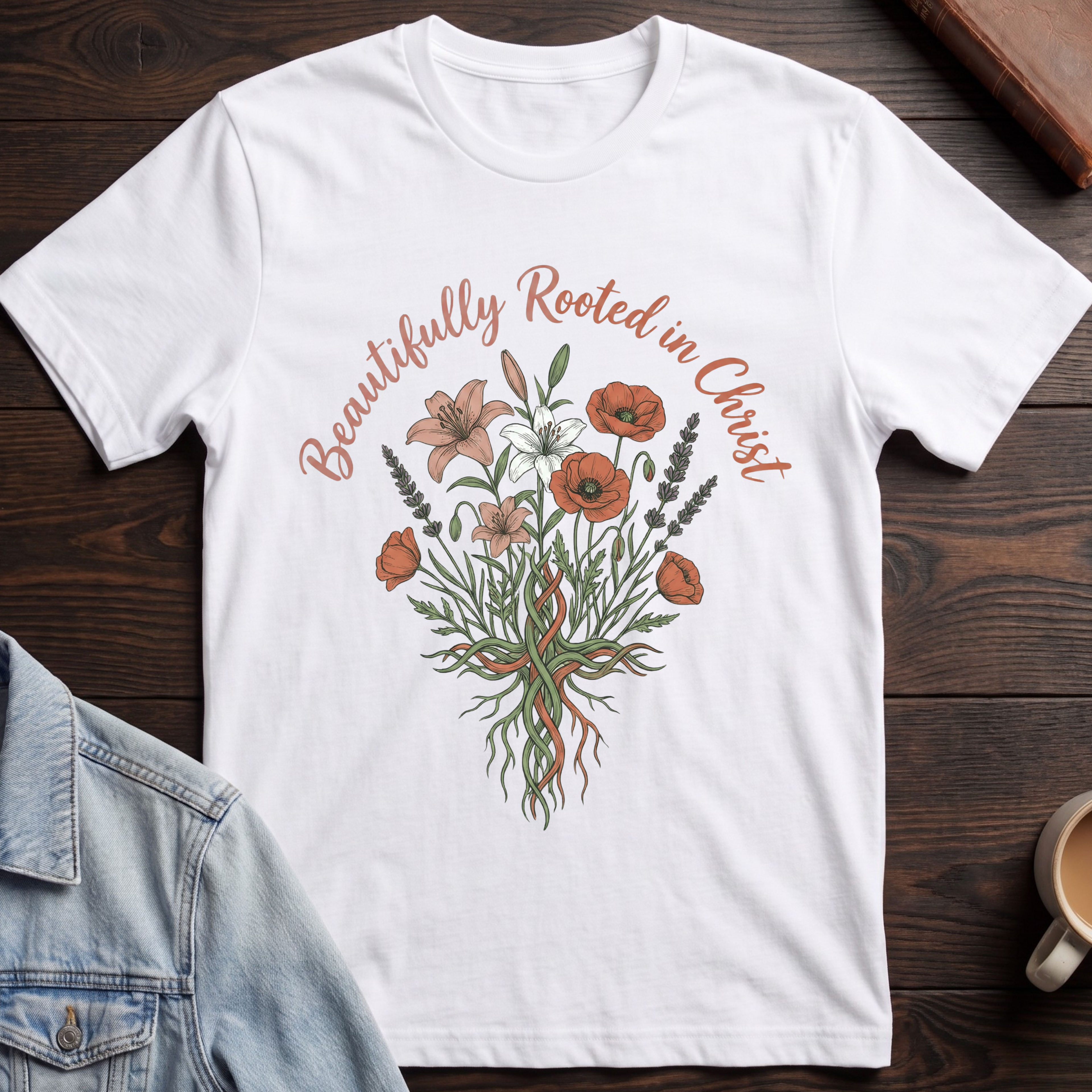 Beautifully Rooted In Christ T-shirt