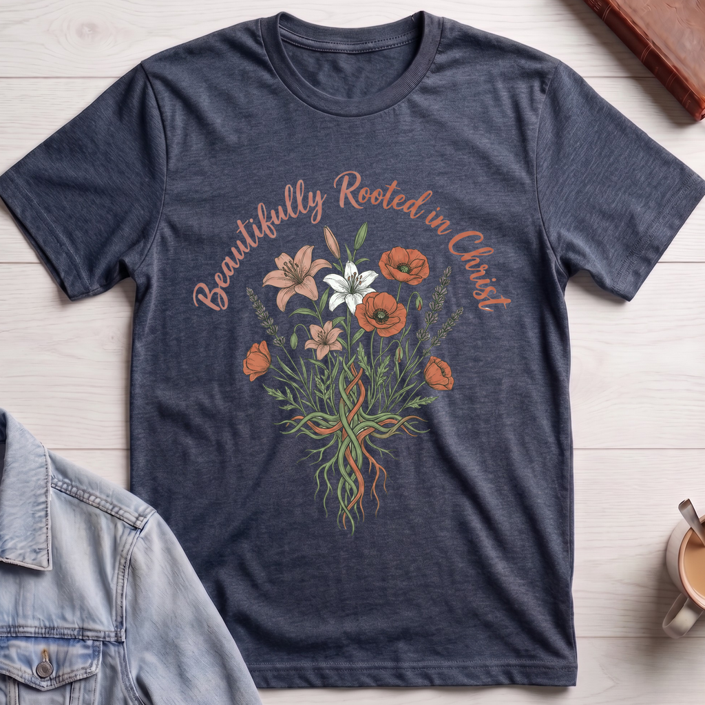 Beautifully Rooted In Christ T-shirt