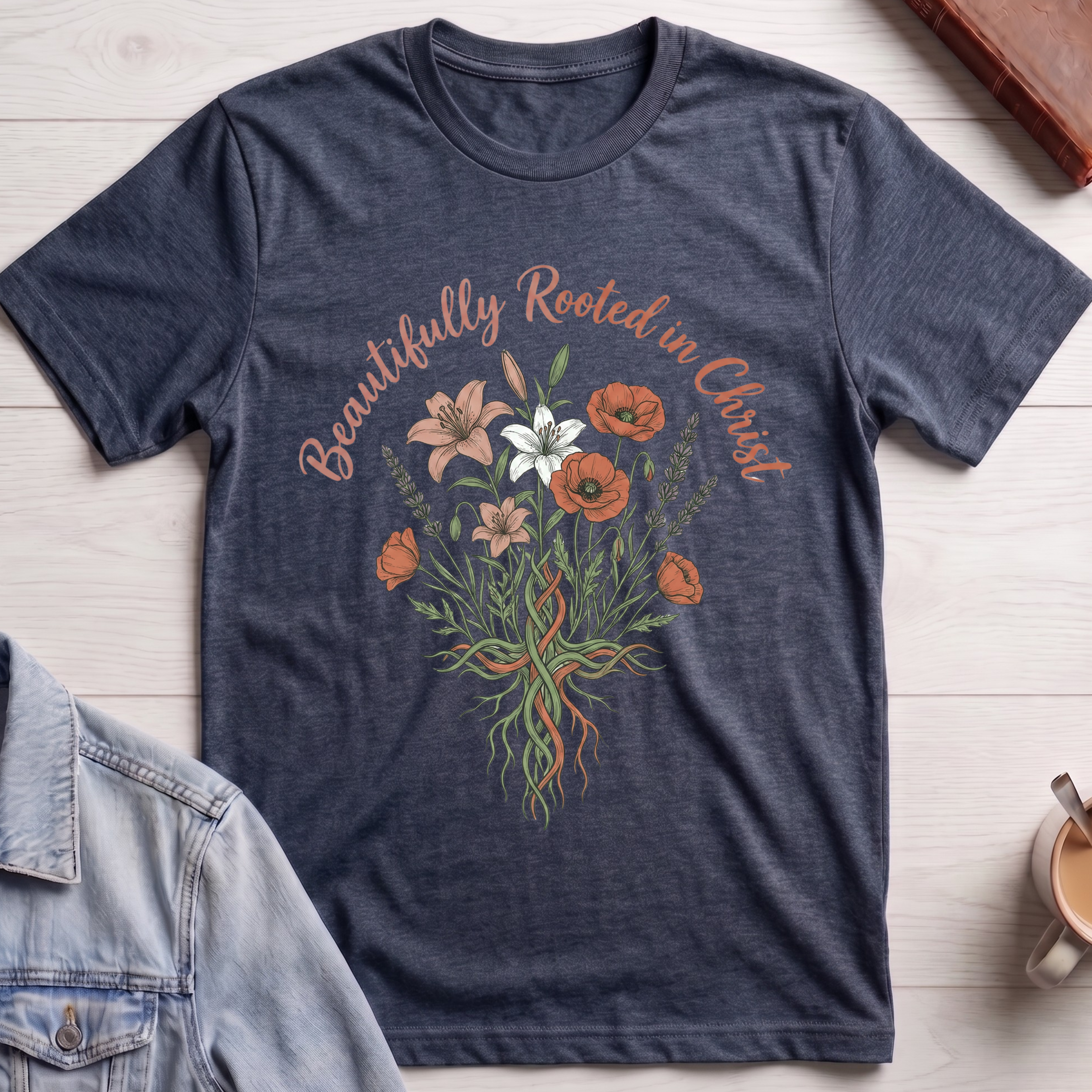 Beautifully Rooted In Christ T-shirt